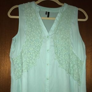 Lace tank top